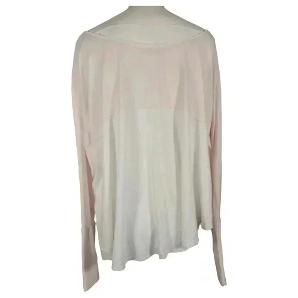 FREE PEOPLE We The Free Cloud Nine Cropped Oversized Tee Top Sweater Size M - Picture 4 of 13